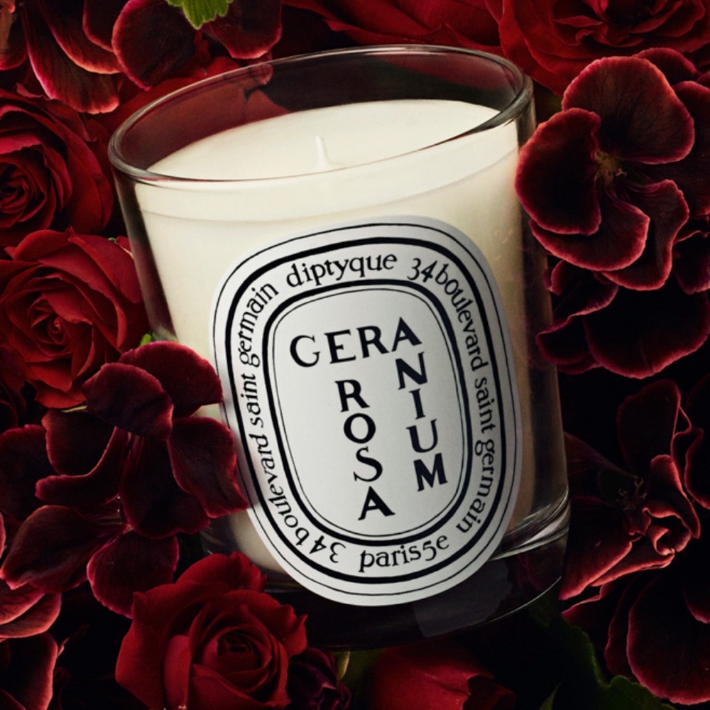 **SOLD** Diptyque Geranium Rosa standard size 6.5 oz. - Picture 1 of 3